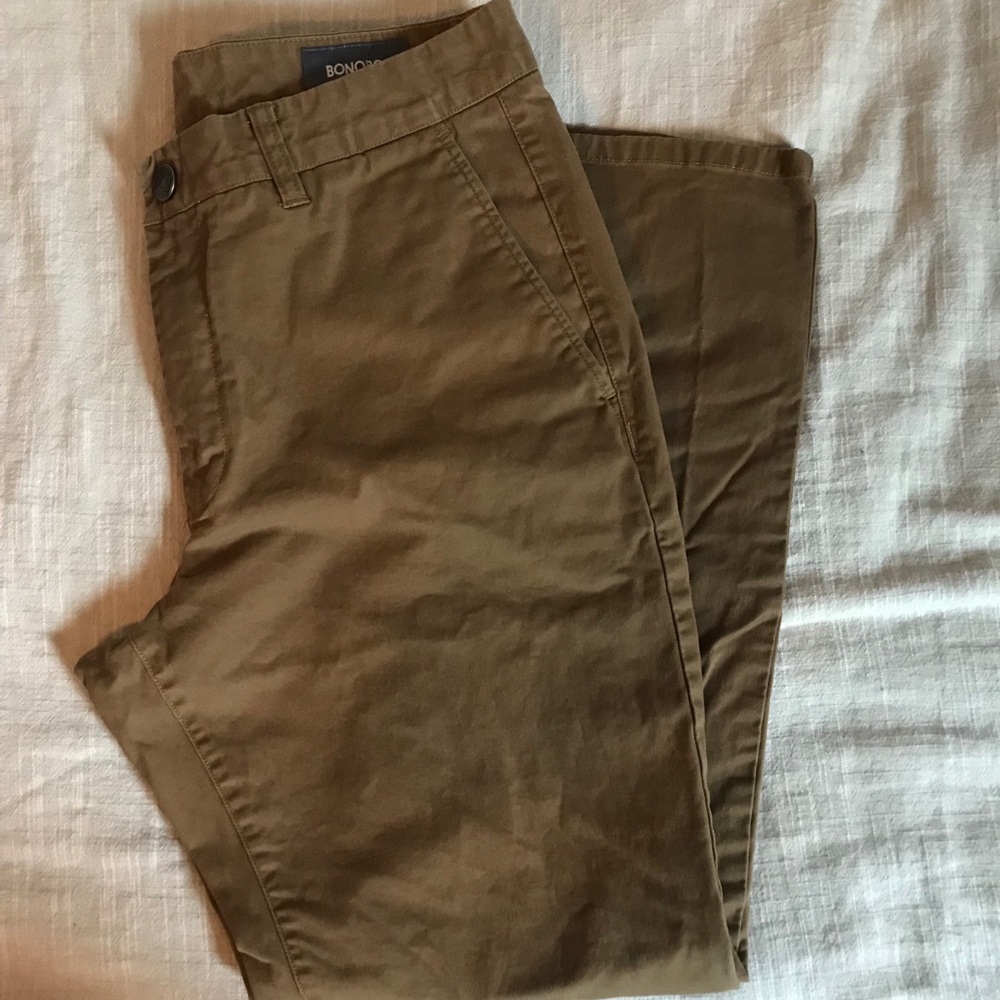 Dark khaki chinos
